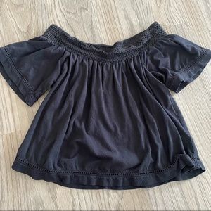 roxy off-shoulder top